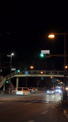 Nighttime street activity documented in Nagano, Japan