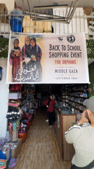 Back-to-school supply event for orphans in Middle Gaza