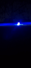 Witness records unusual blue lights, moon activity in Venezuelan night sky