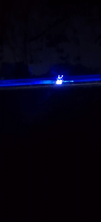 Witness records unusual blue lights, moon activity in Venezuelan night sky