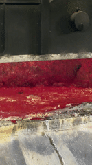 Molten metal casting in progress at a Kazan foundry