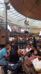 Evening mall activities documented at Sambil Margarita in Venezuela