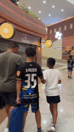 Evening mall activities documented at Sambil Margarita in Venezuela