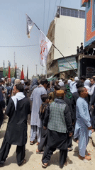 Religious procession fills Kandahar streets in mass mourning gathering