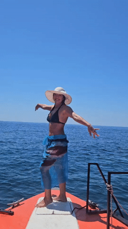 A relaxed morning on the water off the Montenegro coast