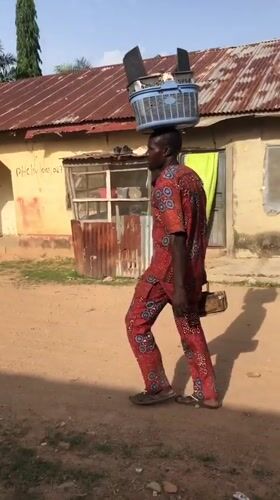 Daily life documented in Akwanga, Nigeria Friday afternoon