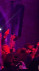 DJ performs to crowd at Krasnoyarsk nightclub
