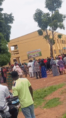 Community gathering at Entrepreneurship Centre in Akwanga, Nigeria