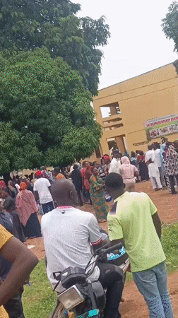 Community gathering at Entrepreneurship Centre in Akwanga, Nigeria