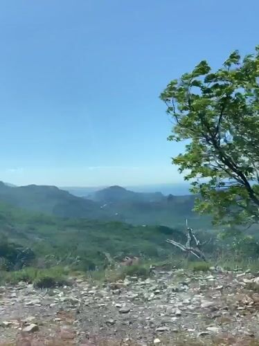 Mountain road journey captured near Montenegro coast