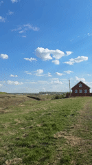 Driver visits Victory Day memorial in rural Russian village