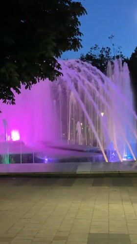 A summer evening stroll through central Pleven, Bulgaria