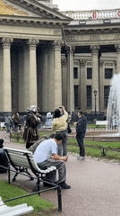 Afternoon life captured around Saint Petersburg's historic landmarks