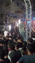 Nighttime outdoor concert draws big crowd in Gaza