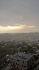 Yerevan afternoon: storms, sunsets, hotel scenes captured by witness