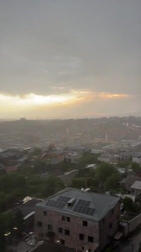 Yerevan afternoon: storms, sunsets, hotel scenes captured by witness