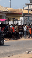 Crowds gather for JAMB registration in Nkpor, Nigeria