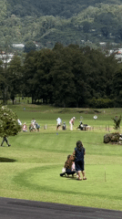 Early morning golf practice session documented in Sukasada