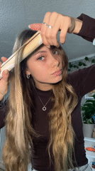 Woman's morning beauty routine documented in Фоки, Russia