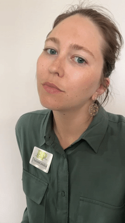 Woman in green uniform observed in Podgorica