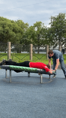 Afternoon play at a Riga outdoor playground