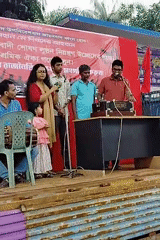 Workplace safety rally features musical performance in Dhaka