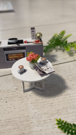Stavropol resident documents sushi meal and miniature kitchen diorama