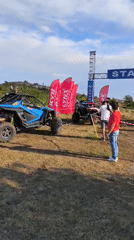 Off-road racing event in the hills of Antarut, Armenia