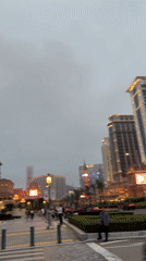 Ornate shopping mall displays documented in Macao luxury center