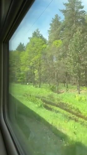 Train Journey Through Krasnodar Region Documented by Passenger