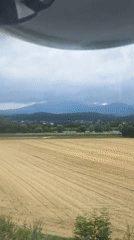 Rolling through rural farmland outside Deggendorf, Bavaria