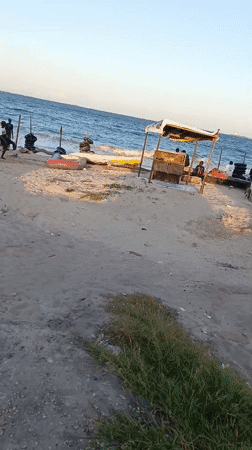 Ordinary beach day unfolds in Dar es Salaam