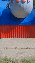 Soviet Vostok spacecraft monument documented in Foki, Russia