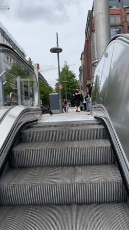 Morning commute documented across Hamburg's transit system and neighborhoods