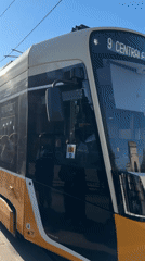 Milan tram route 9 spotted heading to Centrale station