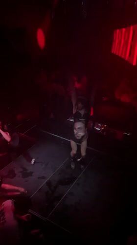 Milan nightclub scenes captured during early morning hours