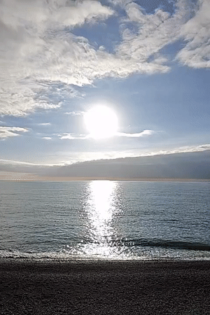 Sunny afternoon documented along Kobuleti Georgia coastal promenade
