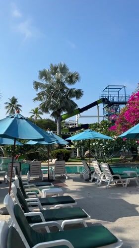 Resort pool area documented in Patong, Thailand