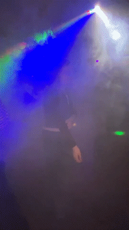 Night club scene captured in Kizner, Russia