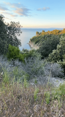 Coastal sunset scenes documented in Sithonia, Greece