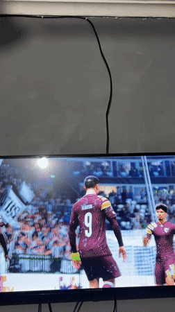 EA Sports FC 24 match session on a TV in Dar es Salaam