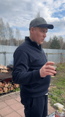 Afternoon gathering with fire, hookah, toast in Мещёры, Russia