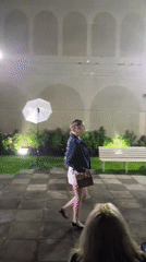 Fashion show held in historic La Paz courtyard