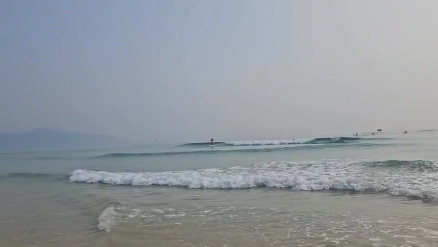 Early morning beach scenes captured at Bac Cam Ranh