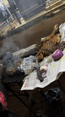 Evening street life documented in Bukuru, Nigeria