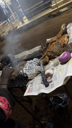 Evening street life documented in Bukuru, Nigeria