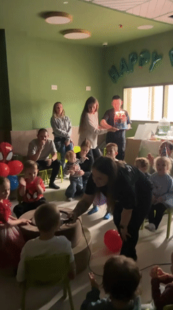 Children's Spiderman birthday party celebrated in Kiryat Bialik