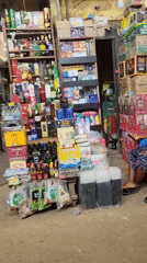 Market stalls documented in Onitsha commercial district