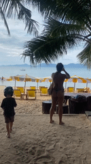 Ordinary beach day documented at Baan Mae Nam, Thailand