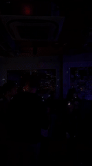 Late night dancing captured at London nightclub
